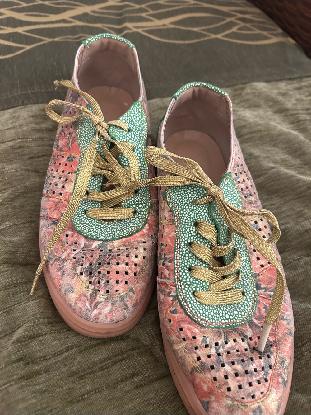 Spring step l’artiste women’s size 41 sneakers shoes fashion floral